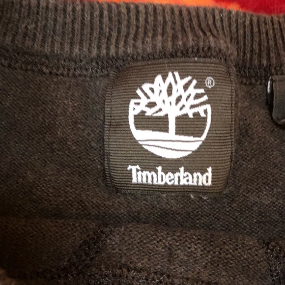 💥HP 2X💥Timberland crewneck brown sweater - Picture 4 of 9